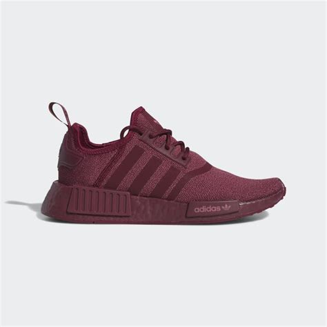 burgundy adidas sneakers women's.